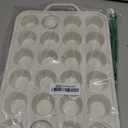 Vinino 2Pack Silicone Muffin Pan for Baking with Metal Reinforced Frame, Regular 12 Cup and Mini 24 Cup Nonstick Cupcake Pan Set, BPA Free Silicone Muffin Tray Molds for Oven Dishwasher Safe