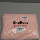SheRest Pink Duvet Cover Full Size - Soft Brushed Microfiber, 3 Pieces, 1 Duvet Cover 80x90 Inches with Zipper Closure 8 Ties & 2 Pillow Shams, Breathable Bedding Set for All Season (No Comforter)