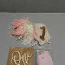 Boho Daisy Highchair Banner 1st Birthday Girl For First Party Decorations Set With Handmade Cake Topper Crown Hat