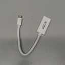 Philips Mini DisplayPort to HDMI Adapter, Unidirectional, Audio and Video, Full HD 1080p, 4K Ultra HD, Slim Compact Portable Design, White Cable, for All Brands, SWV9200F/27