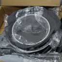 CAROTE 27pcs Ceramic Cookware Set Nonstick, Pots and Pans Set Non Stick, Non Toxic Cookware Detachable Handles, Dishwasher/Oven Safe, RV/Camping Cookware, Pan and Pot with Kitchen Utensils, Dark Gray