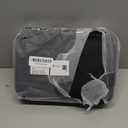 MIYCOO Lunch Bag & Lunch Box for Men Women, Double Deck Leakproof Insulated Soft Large Adult Camping Cooler bag for Work, Beach, Picnic, Travel (Black, 15L)