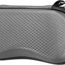 FINTIE Sunglasses Case, Hard EVA Shell Shockproof Sport Glasses Case with Metal Carabiner Travel Zipper Eyeglasses Holder (Dark Grey)