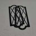 OYEFLY 2 Pcs Metal Candle Sconce,Rustic Wall Candle Sconces (Black)