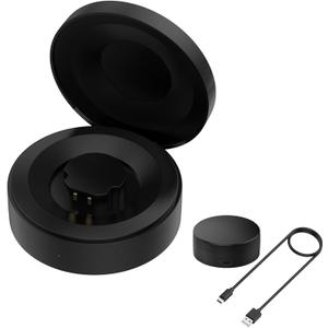 Charging case for RingConn Gen2 & Gen2 Air, Portable Travel Charger, Detachable Type-C Cable, Storage Compartment, Fitness Ring Charging case, Charger case for Travel (3.3Ft Black, 13#~14#)