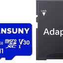 Vansuny Micro SD Card 128GB microSDXC Memory Card with SD Adapter A1 App Performance V30 4K Video Recording C10 U3 Micro SD for Phone, Security Camera, Dash Cam, Action Camera