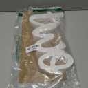 2nd Birthday Decorations Two Sign for Second Birth Day Table Centerpieces White Letter Wooden Photo Booth Props for 2 Year Old Birthday Party Decorations Supplies(6.2x12.6inch)