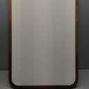 Linen Bulletin Board, Pin Board for Walls, Fabric Bulletin Board, Large Pin Board for Home Kitchen Office Decorative, 20"x30" Linen Brown Wood Frame Cork Board(BN-5075)