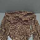 SweatyRocks Women's Sexy Leopard Print Bodysuit Off The Shoulder Ruched Wrap Leotard Going Out Tops (Multicolor)