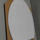 Bemis 1500EC Durable Wood Toilet Seat with Easy Clean Hinges, Made in USA, Elongated, Biscuit