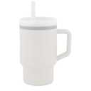 Infantino My 1st Tumbler, Silicone Sippy Cup with Straw & Handle, Spill-Resistant Baby Cup for On-the-Go, BPA-Free Transition Bottle, Cream