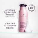 Pureology Pure Volume Shampoo - For Flat, Fine, Color-Treated Hair, Adds Lightweight Volume and Body, Clarifies Buildup, Sulfate-Free & Vegan (9 Fl Oz (Pack of 1))