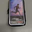 Wristband Phone Holder for Running, Forearm Armbands, Running Armband with Card Slot for iPhone Pro Max Plus (16/15/14/13/12/11/X/XR), for Galaxy S24/S10, Cell Phone Holder Up to 7.0'' Phone (Black)