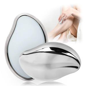 Crystal Hair Eraser for Women and Men, Reusable Crystal Hair Remover Magic Painless Exfoliation Hair Removal Tool, Magic Hair Eraser for Back Arms Legs
