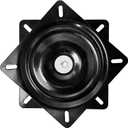 MySit 6.25" Heavy Duty Bar Stool Swivel Plate Replacement, Square Swivel Mechanism for Recliner Chair or Furniture - Ball Bearing Swivel Boat Seat