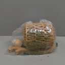 Frideko Rattan Wall Lamp with Plug in Cord Hand Woven Plug in Wall Sconces Paper Rope Wall Light Farmhouse Wall Sconce Wall Mounted Light Boho Wall Sconces Wall Lighting for Bedroom Living Room (Brown)