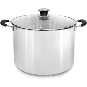 1 Pc 20Qt Canner with 7 Jars Temp & Rack Multi Use Stainless Steel Canning