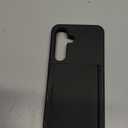 Galaxy S24 Case with Card Holder,Credit Card Slot Protective Wallet Case for Samung Galaxy S24 - Black