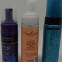 1. Shea Moisture Curl Mousse Coconut and Hibiscus for Frizz Control Styling Mousse with Shea Butter 7.5 oz 2. John Frieda Frizz Ease Dream Curls Air Dry Waves Styling Foam 3. St.Tropez Self Tan Express Mousse,