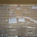 Sink Protector Grid 26-1/16" x 14-1/16", Rear Drain with Corner Radius 3-1/2", 304 Stainless Steel Material，Sink Bottom Grid, Includes Sink Strainer