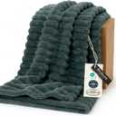 Bedsure GentleSoft Mallard Green Fleece Blanket for Couch - Cozy Soft Blankets for Women, Cute Small Throws for Girls, 50x60 Inches