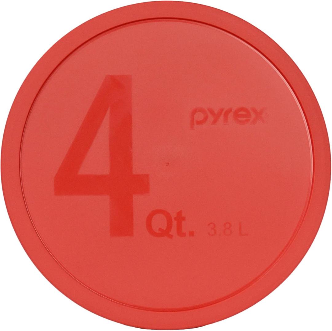 Pyrex - Red 4 Quart Storage Mixing Bowl Lid 326-PC