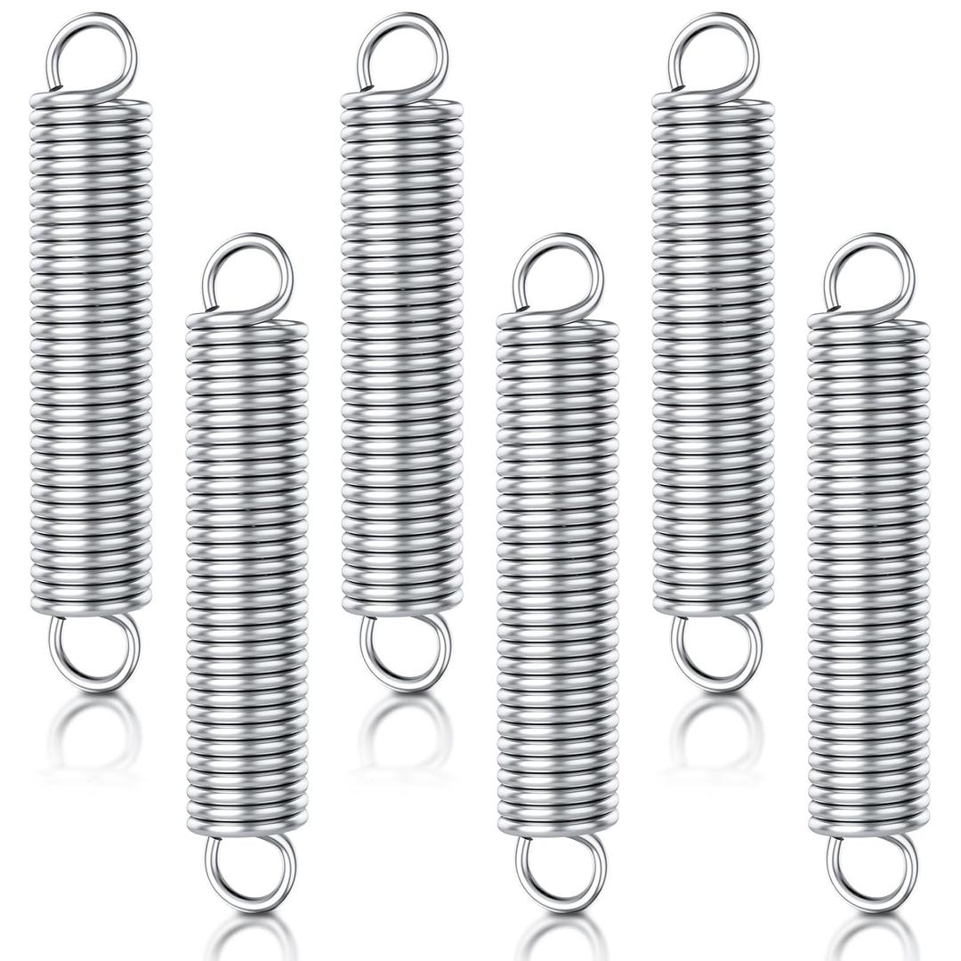 Gisafai 11 Pcs Extension Spring Steel Dual Hook Construction Tension Springs with Hook Ends for Machinery Repair Industrial Garage Door DIY (2.8 Inch X 0.39 Inch,0.05 Inch)
