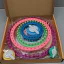 READAEER Round Knitting Looms Set Craft Kit Tool with Hook Needle and Pompom Maker