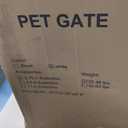 74.8" Extra Tall Pet Gate for Cat, 29.5"-36" Extra Wide Cat Gate with 8 Pressure Bolts, NO Drilling Pressure Mounted Tall Dog Gate Indoor, (White)