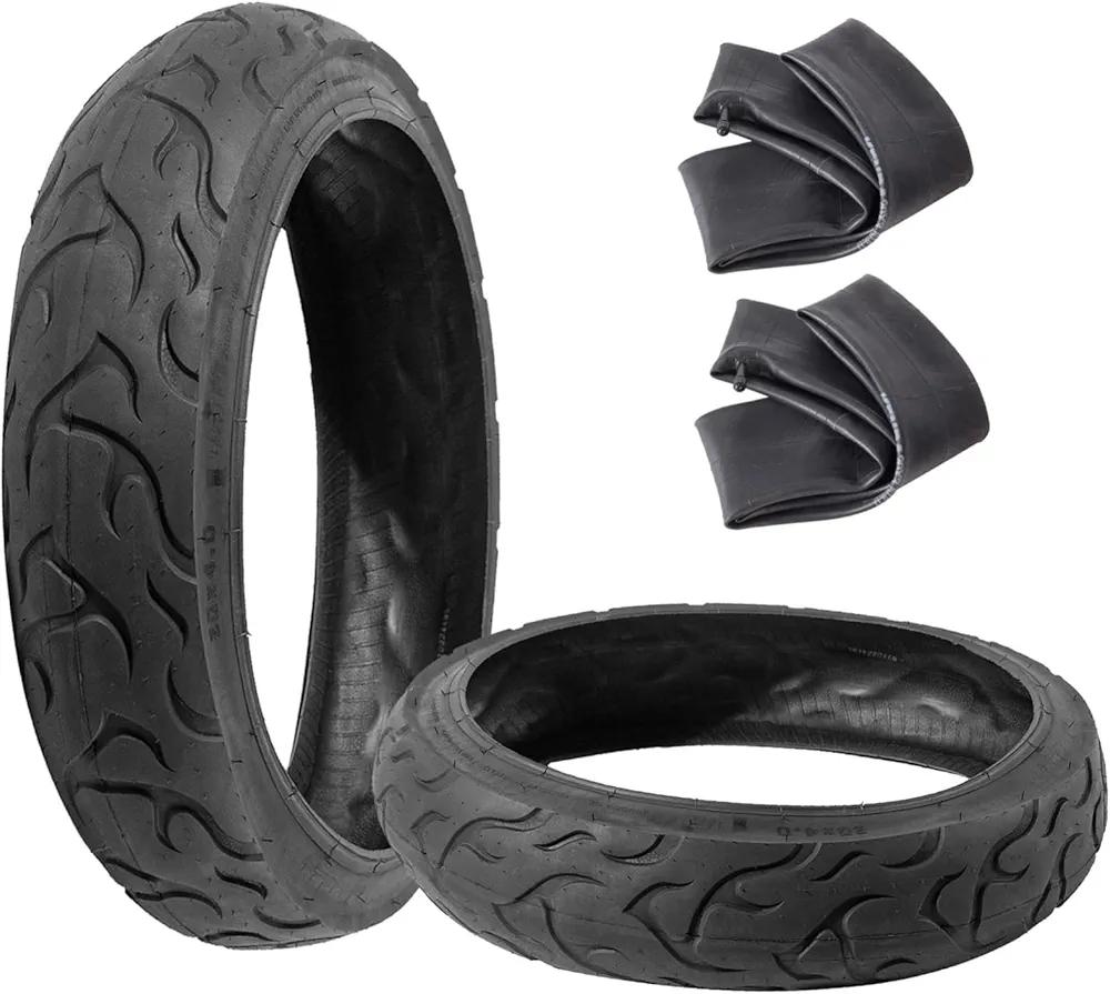 2 Pack 20" Fat Bike Tires Replacement Set Fat Tires 20 x 4.0 inch.98-559 20x4.0 Inch Folding Electric Bicycle Tires Plus Bike Tubes and Tire Compatible Wide Mountain Snow Bike | 35 PSI