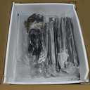 IRONWALLS 3D Printer Table with Filament Storage, 3-Tier Heavy Duty 3D Printer Stand Cart with Wheels & Power Outlet, Black Metal 3D Print Desk, Filament Spool Rack Shelf Organizer (Shelf Only)