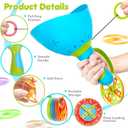 Outdoor Toys for Kids Ages 4-8, 3 Packs Flying Catching Game, Outside Manual Capture Chasing Toys for Ages 3-7, Fun Family Games for Boys Girls Ages 2 3 4 5 6