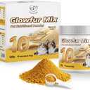 Glowfur Mix Nutritional Powder for Increase Skin & Coat Nutrition, Appetite Booster, Help with Digestion, Diarrhea, Constipation & Upset Stomach for Cats and Dogs 4.23oz (1 Box)