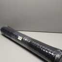 OLANLY Indoor Outdoor Mat, Sturdy Natural Rubber Floor Mat, Non Slip Low Profile Waterproof Doormat, and Stain Front Door Mats, Easy Clean Patio Entrance Mat, 48''x32'', Black