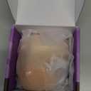 Invisible Strapless Sticky Bra Push up for Women, Ultra Adhesive Bra for Backless Dress, Cleavage Bra Lift Novelty Bras (A Cup, Light Beige)