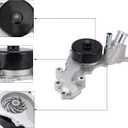 AULINK AW6699 Water Pump (For 3.6L V6 Only) For Jeep Wrangler 2012 2013 2014 2015 2016 2017 2018,Wrangler JK 2018 44021 120-4500 CR4500 RL079412AB 68079412AB 68079412AC 68079412AD 68079412AE