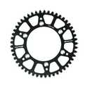 SCAR Aluminum alloy Rear Sprocket Compatible with YAMAHA YZ YZX YZF WRF YZFX 125 250 450 99-25 FANTIC, Black - 51 tooth