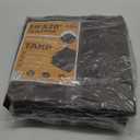 Tarp 10x20FT, 16 Mil Heavy Duty Large Tarps, Waterproof Tarp with Brass Grommets and Reinforced Edges, UV Resistant, Tear&Fade Resistant Poly Tarp for Outdoor Camping Pool Car Tent (Brown/Black-16mil)