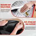 BBQ Blanket for Resting Meat, Smoker Meat Resting Blanket, Reusable Smoker Grilling Meat Insulated Resting Bag with Wide Mouth for Large Briskets, Pork Shoulders, Turkeys (21in)