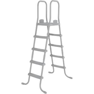 Bestway Flowclear Above Ground Swimming Pool Ladder 52 | Corrosion-Resistant Metal Frame with Heavy Duty Plastic Steps