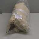 Outdoor Patio Furniture Cover - Heavy Duty Waterproof 600D Tough Canvas Protector for Rectangular Table Cover, All-Season Dining Table and Chair Covers (84L x 44W x 28H Inch) (Beige & Brown)