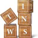 Marspark 5 Pcs Twins Baby Shower Boxes Decorations Supplies Sage Green Eucalyptus Leaves Twins Balloon Boxes Vintage Gender Reveal Baby Shower Birthday Party Favors (Vintage)