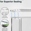 ETB Acrylic Case , ETB Protector Case,Clear Display Stackable - 8mm Ultra Thick Slotted Magnetic Lid Compatible with Elite Trainer Box (Box Not Including)