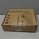 Shower Head, 8 inch Multifunction High Pressure Rain Shower Head with Handheld Spray Combo with 11'' Angle Adjustable Extension Arm/Flow Regulator/Shower System Matte Black