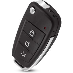 HD 1080P Mini Car Key Camera Video Spy Cam, Portable Small Security DVR Cam with IR Night Vision/Motion Detection,Mini Recording Device for Indoor & Outdoor No Needed WiFi No Audio