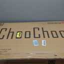 ChooChoo Farmhouse Coffee Table, Black Living Room Table with Shelf, 40 Inch, 22"d X 39.9"w X 18.1"h