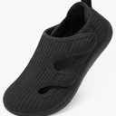 LeIsfIt Diabetic Shoes for Women Adjustable Extra Wide Barefoot Walking Shoes for Swollen Arthritis Edema Feet Wide Width Zero Drop Sole Size 41