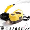 Steam Cleaner, 15s Fast Heat, 6-Level Adjustable Handle, Multipurpose Portable Floor Steamer Grout with 7 Accessories, High Temperature and Pressure, Chemical-Free Cleaning for Home, Kitchen-2500W