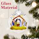 Christian Gifts: Nativity Scene Christmas Ornaments (Religious Christmas Decorations) | Christian Holiday Decor, Holy Family Decoration, Religious Gifts, Baptism Gift & Unique Faith Festival Gift