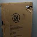 EVER ADVANCED Portable 30.7" Seat Height Tall Folding Camping Chair Directors Chair High Foldable Bar Stool with Side Table for Makeup Artist, Sports Event, Craft Show, Supports 350LBS Black Grey